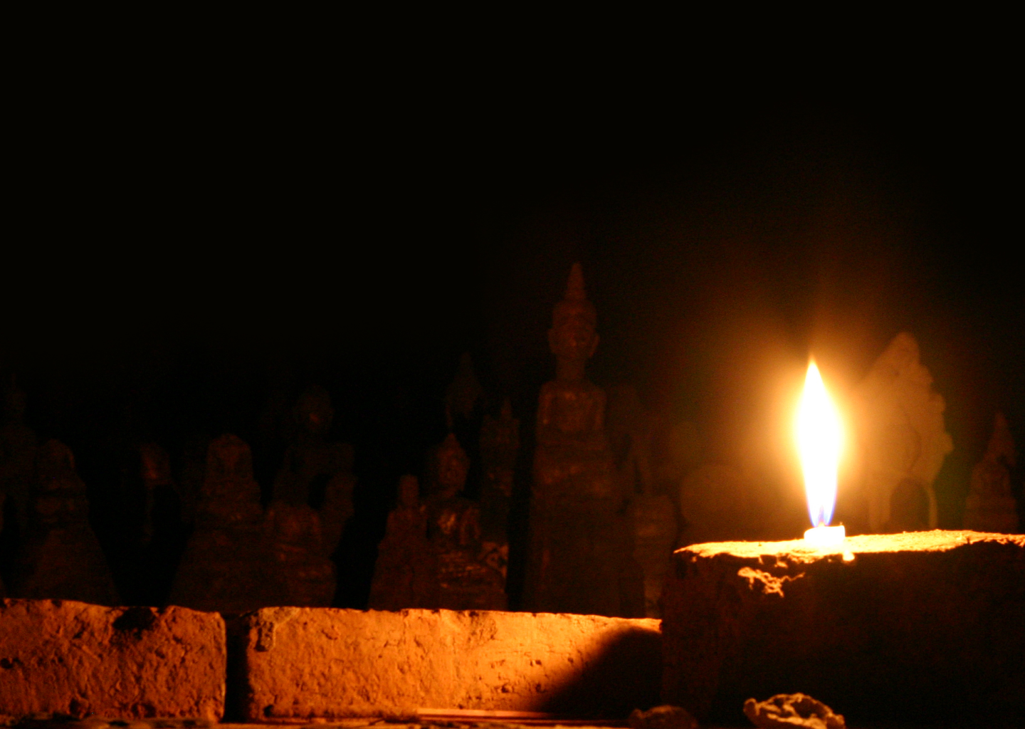 Image of lit candle
